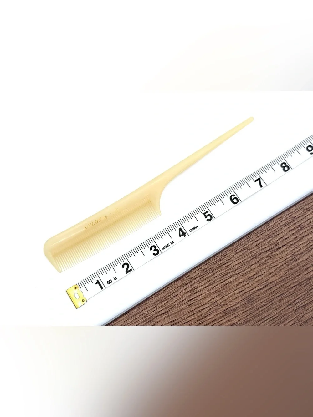 VTG Nylon by DuPont Rattail Comb, Collectible